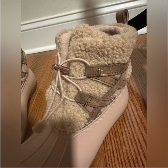 New Sperry Top-Spider Pink Sherpa Duck boots, Size 6.5 - Picture 8 of 10